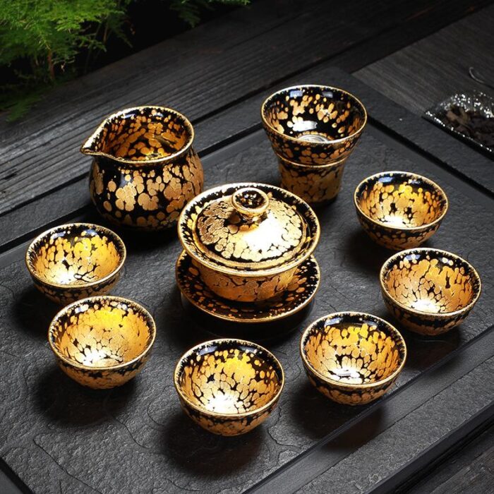 Gold Tea Set - Image 1