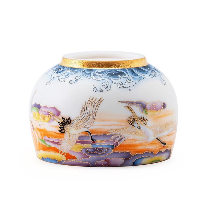 Colorful Cranes Tea Cup - Image 5