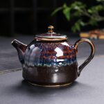 Golden Peacock Teapot - Image 6