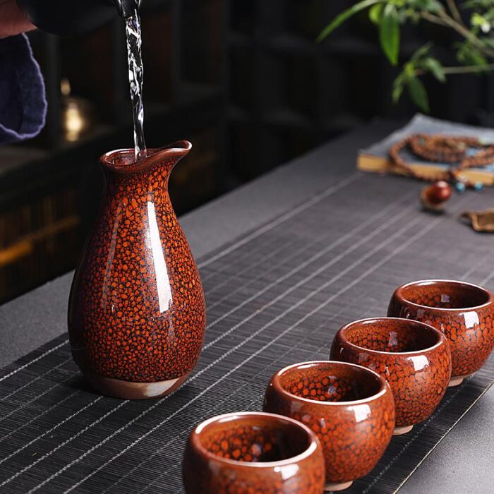 Orange Sake Set - Image 4
