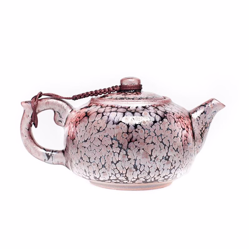 succulent-teapot-handmade-jianzhan-tenmoku-teapot-1.jpg Succulent Teapot - Image 1